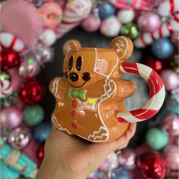 ✨NEW🍪Mickey and Minnie Gingerbread Christmas Mug SET🎁 - Picture 8 of 10